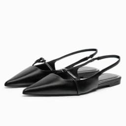 صيف جديد المرأة صنادل مسطحة القاع Slingback امرأة ليوبارد أشار نهاية البغال 2025 موضة جلدية بولي Pu أحذية الشاطئ كعب منخفض