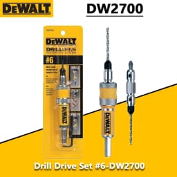 مجموعة مثقاب الخشب من ديوالت ، محرك قابل للطي ، وحدة كاملة ، منضدة ، ملحقات ، DW2700 ، #6 ، 2 في 1