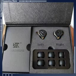 سماعات أذن KZ Vibe X بتقنية الاهتزاز منخفض التردد، صوت ستيريو عالي الجودة مع صوت جهير عميق، مثالية للموسيقى والألعاب، هدية مميزة.