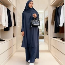 فساتين نسائية مسلمة طقم ملابس صلاة مكون من قطعتين عيد رمضان المغرب دبي خيمار عبايات بدلة صلاة عربية إسلام فيستدوس