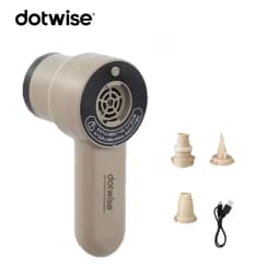 DOTWISE مضخة هواء كهربائية محرك بدون فرشاة منفاخ لاسلكي ضاغط هواء تدفق عالي ، لمراتب هوائية صغيرة مجداف كاياك