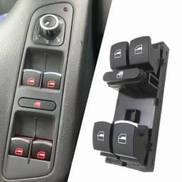 5ND 959857 زر التحكم في مفتاح رئيسي لنافذة الطاقة لسيارة VW Jetta Tiguan Golf GTI MK5 MK6 Passat B6 CC Seat Leon MK2 5ND 959 857