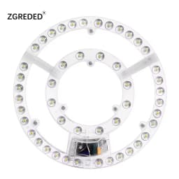 220 فولت Led ضوء السقف وحدة 12 واط 18 واط 24 واط 36 واط 48 واط 72 واط LED لوحة مصباح لوح استبدال مروحة السقف الجدار مصباح وحدة مستديرة