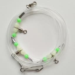 Lunker Pickerel Rig متوهجة مضيئة روك الصيد Sabiki Hairtail باس