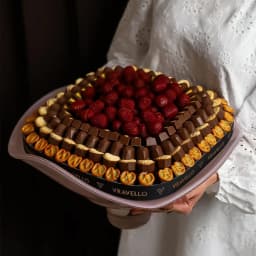 صينية كريستال فاخرة شوكلت مكشوف