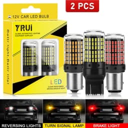 YiRui 2 قطعة 12-48 فولت جديد LED لمبات 144smd مصباح عكس بدوره مصباح إشارة BA15S P21W BAU15S PY21W 7440 W21W P21/5W 1157 BAY15D
