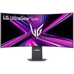 ال جي 45GX950AB الترا جير 44.5 بوصة، شاشة ألعاب، أوليد، ليد، 165 هرتز (WUHD) / 330 هرتز (WFHD)، 0.03 مللي ثانية (جي تي جي)، اسود