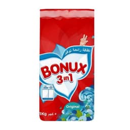بونوكس مسحوق غسيل 3 في 1 أزرق أصلي تعبئة علوية 5 كجم