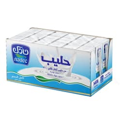 نادك حليب كامل الدسم طويل الأجل 18 × 200 مل