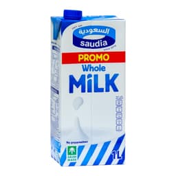 السعودية حليب كامل الدسم طويل الأمد 1 لتر