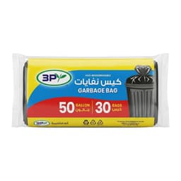 ثري بي أكياس نفايات 50 جالون – 1 رول × 30 كيس