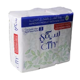 مناديل وجه سيتي 3 حبات