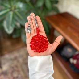 مسباح زعفراني برتقالي شفاف
