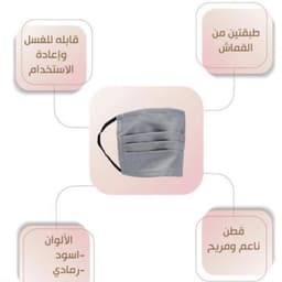 كمامات قماشية للعاملات المنزلية