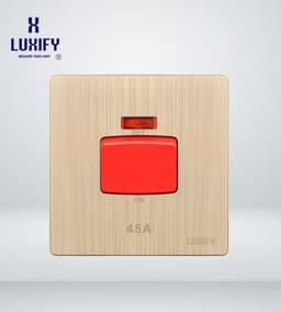 مفتاح مكيف 7*7 LUXIFY ذهبي