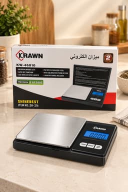 ميزان كراون رقمي عالي الدقه مصمم لقياس الاوزان الخفيفه والدقيقه