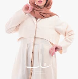عباية بقماش اللينن DA-38