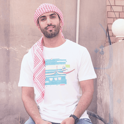تيشيرت فناجيل ابيض