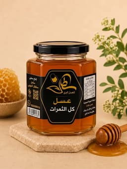 عسل كل الثمرات نص كيلو