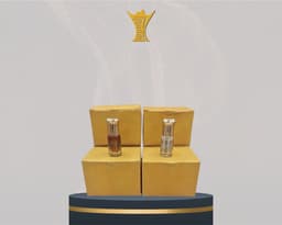 3 درزن ربع تولة عطر الثلج الابيض + 3 درزن ربع تولة مخلط دهن عود وورد