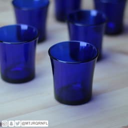 كوب فرنسي ازرق 210 مل