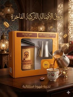 قهوة مع ركوة فاخرة