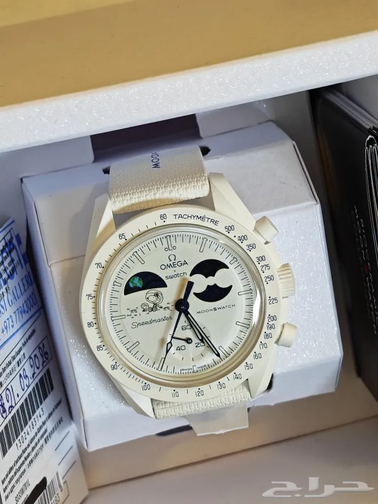 (تم البيع)) اوميغا مون سواتش سنوبي Omega x Swatch MoonSwa — صورة 3