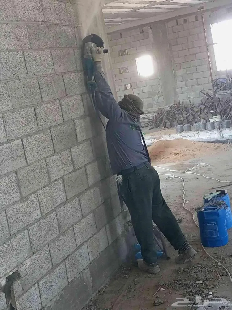 هدم وتكسير جدران ودريش مع قص بالصاروخ — صورة 2