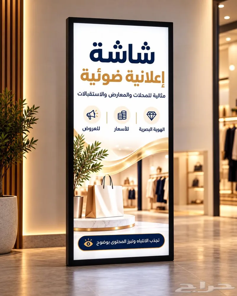 لوحة اعلانية داخلية مضيئة — صورة 4