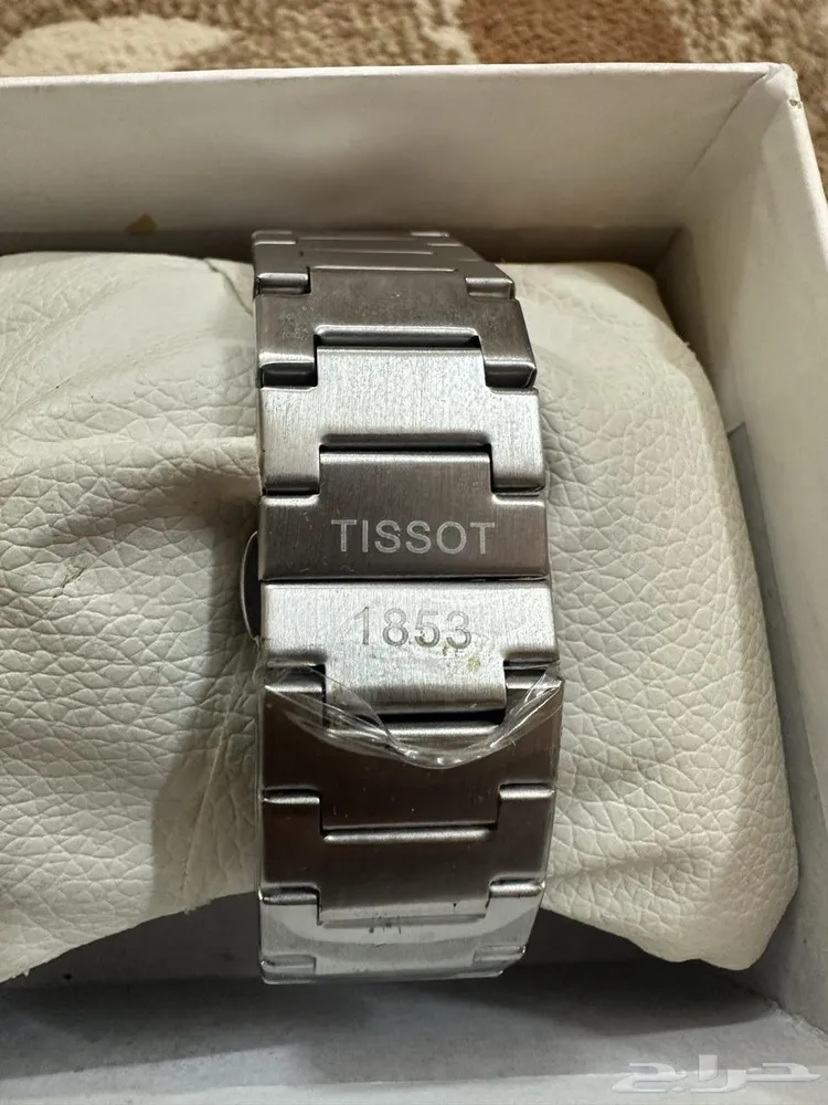 ساعة TISSOT كل شي موجود بالصور القفل سحاب لون المينا فيروزي — صورة 3