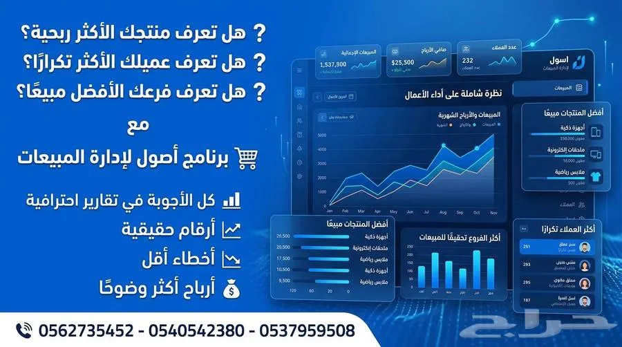 برنامج أصول لإدارة المبيعات — صورة 2