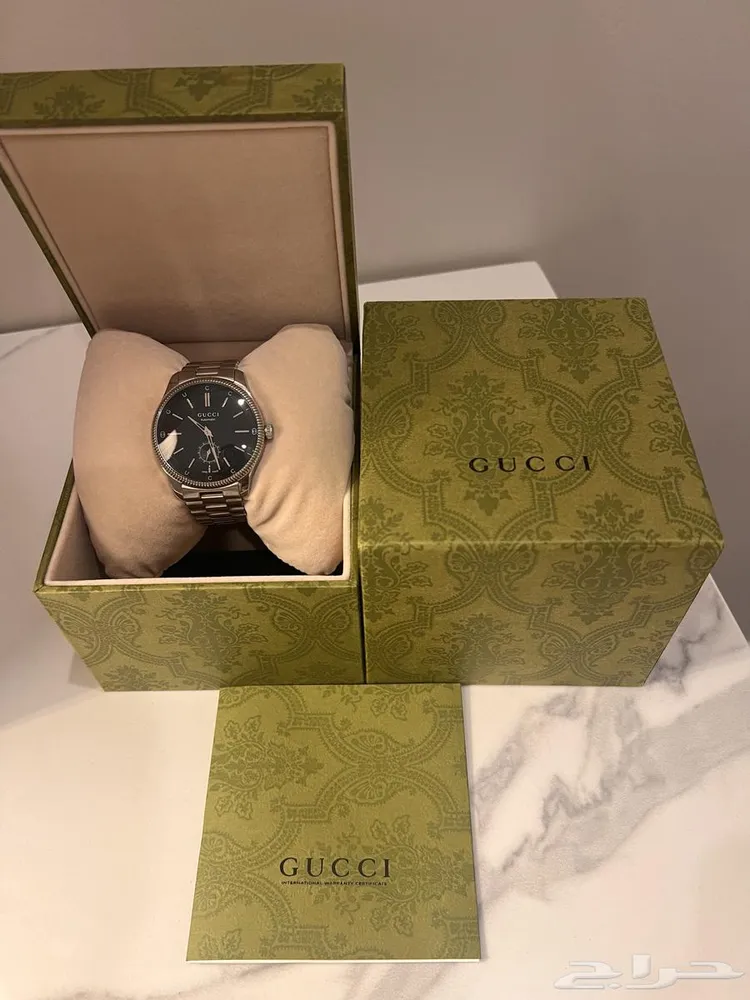 ساعة رجاليه قوتشي GUCCI G-Timeless watch مقاس 40 مع الضمان — صورة 2
