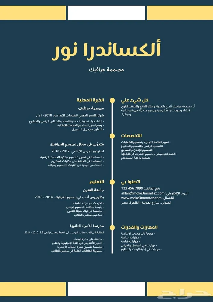 سيرة ذاتية عصرية متوافقة مع ATS — صورة 2