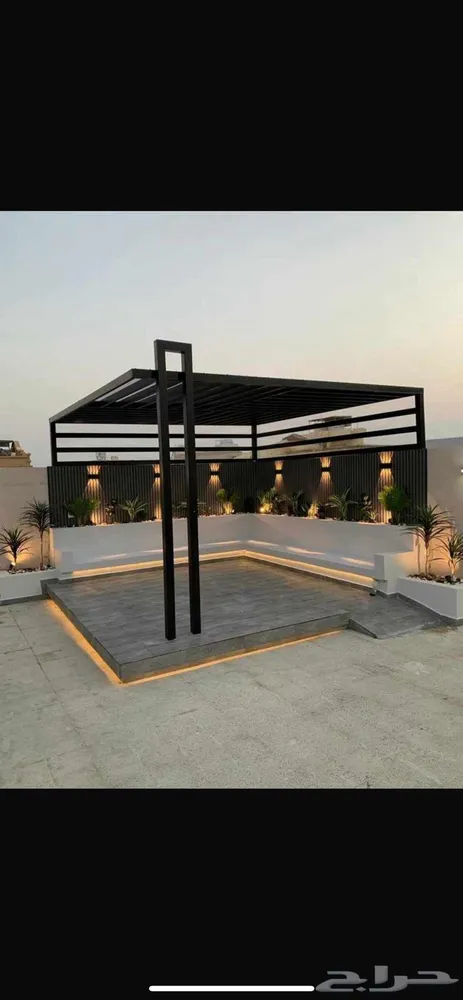 مظلات سيارات قماش كوري سواتر حديد سواتر قماش غرف ساندوتش بنل — صورة 2
