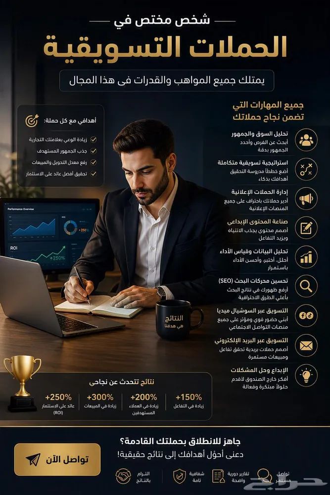 مختص حملات تسويقية