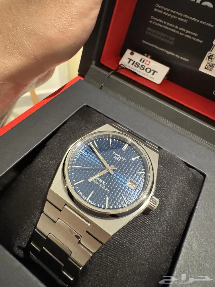 ساعة tissot prx تيتانيوم بالكامل — صورة 3