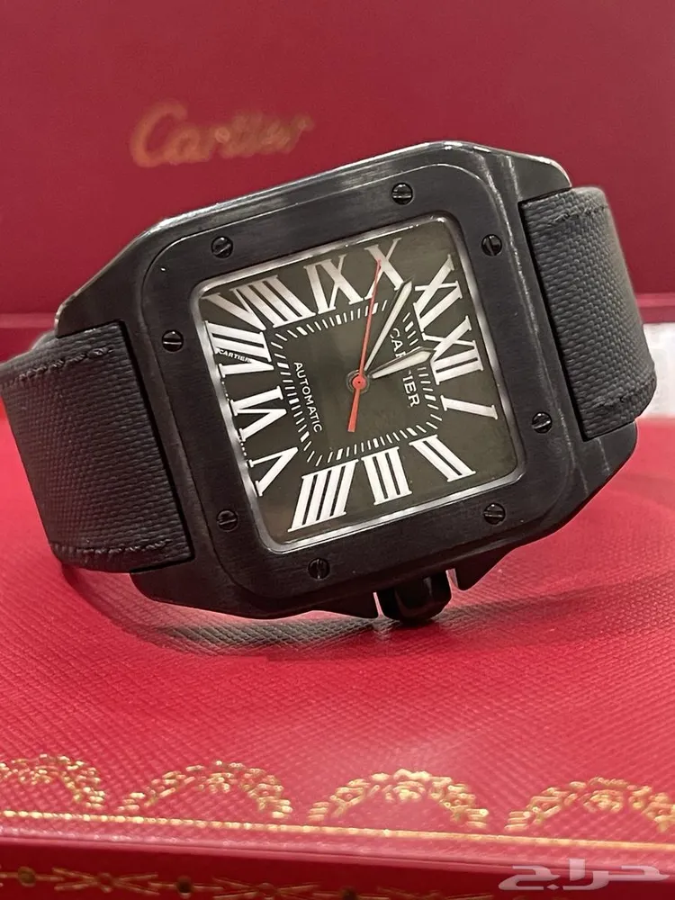 كارتير سانتوس اصدار 100 كربون Cartier Santos 100 Carbon — صورة 2