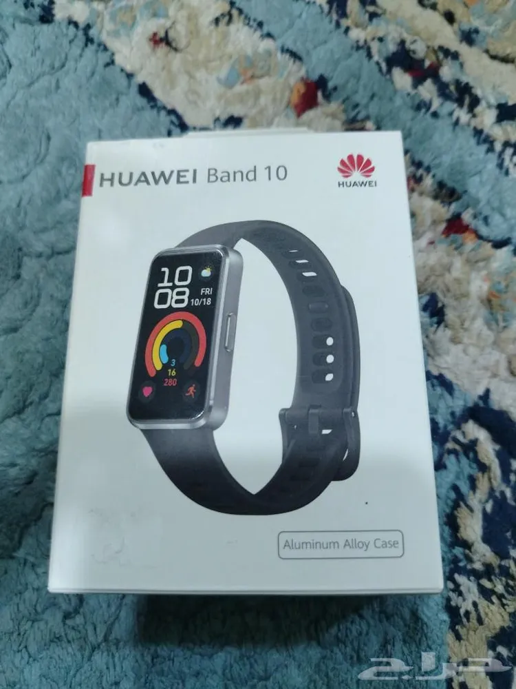 ساعهHUAWEI Band10لساعة بي حل ممتازة وجيده و مع جميع ملحقاتها — صورة 3