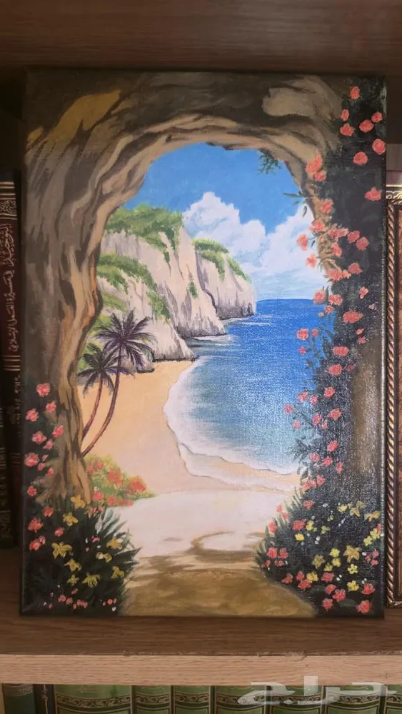 لوحة رسم يدوي الوان مائية المقاس 30 20 سم — صورة 3