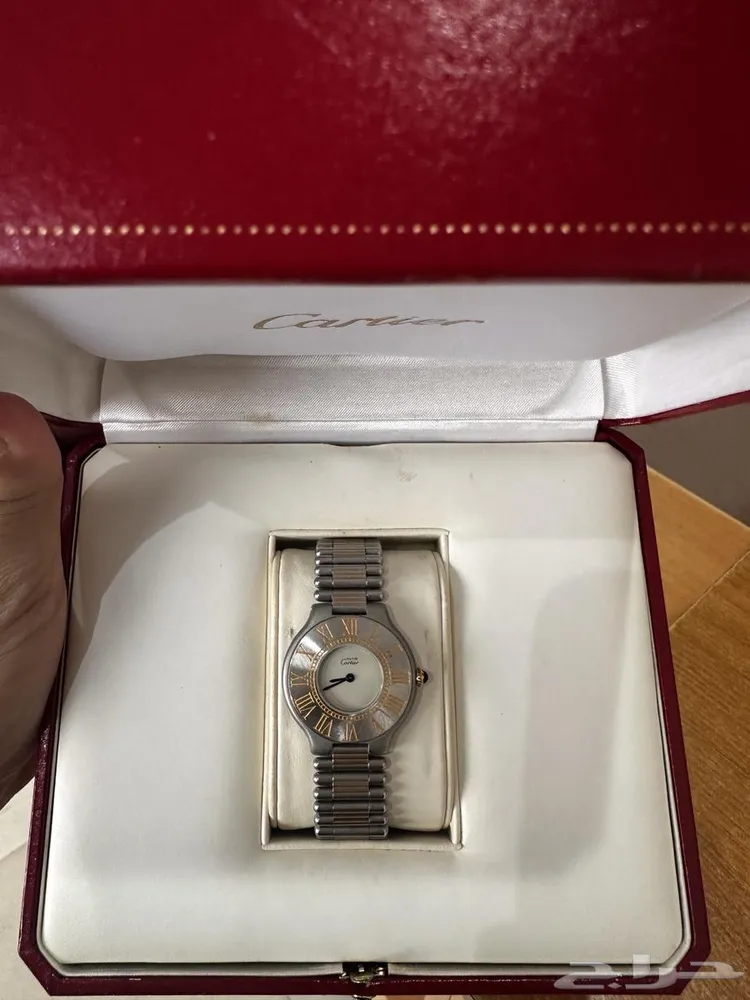 ساعة موست دي كارتير 21 must de Cartier 21 مقاس 28 — صورة 1