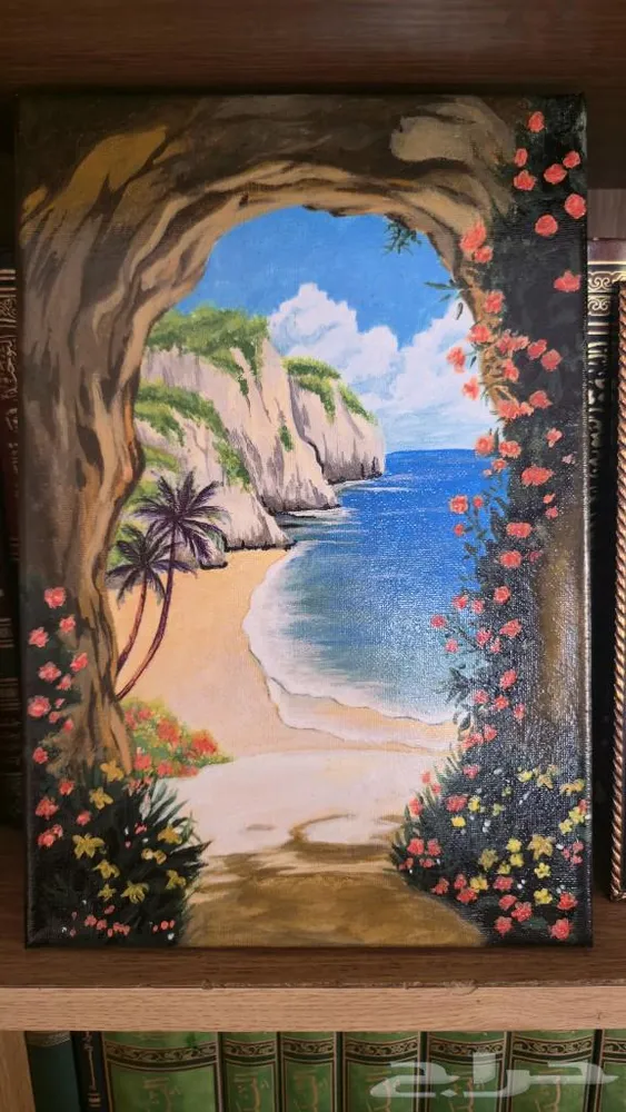 لوحة رسم يدوي الوان مائية المقاس 30 20 سم — صورة 2