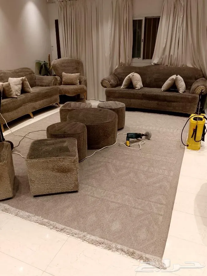 شركة تنظيف منازل تنظيف مجالس وسجاد فلل محلات غسيل استراحات — صورة 2