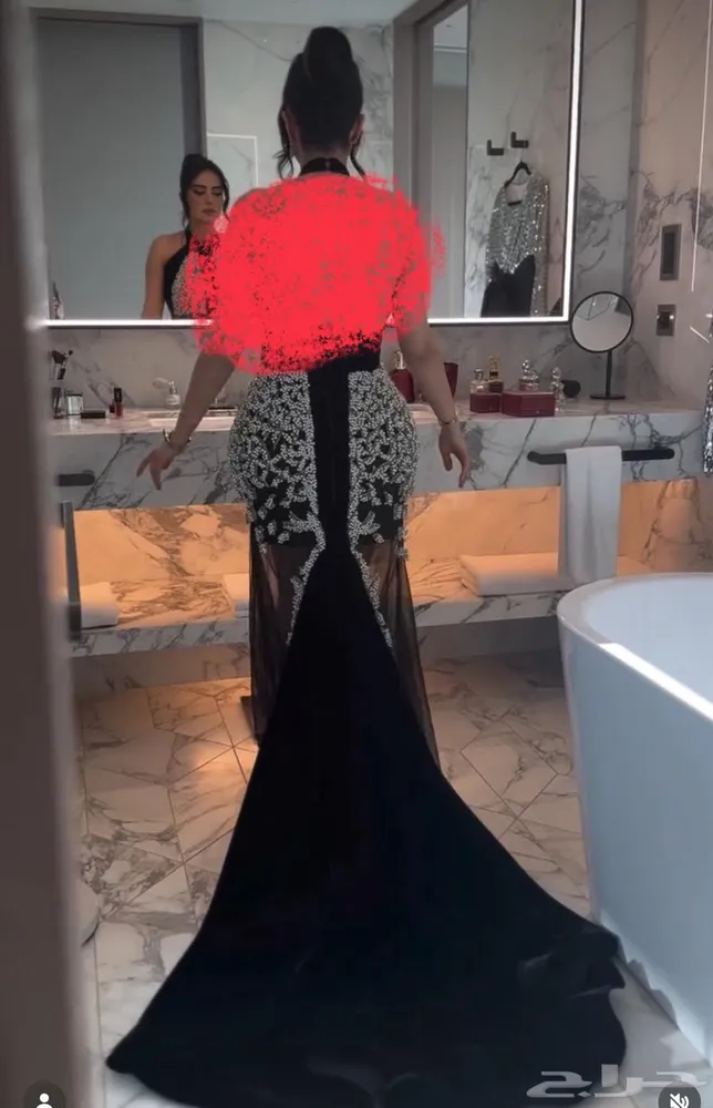فستان مصممه كويتيه جديد نظيف — صورة 4