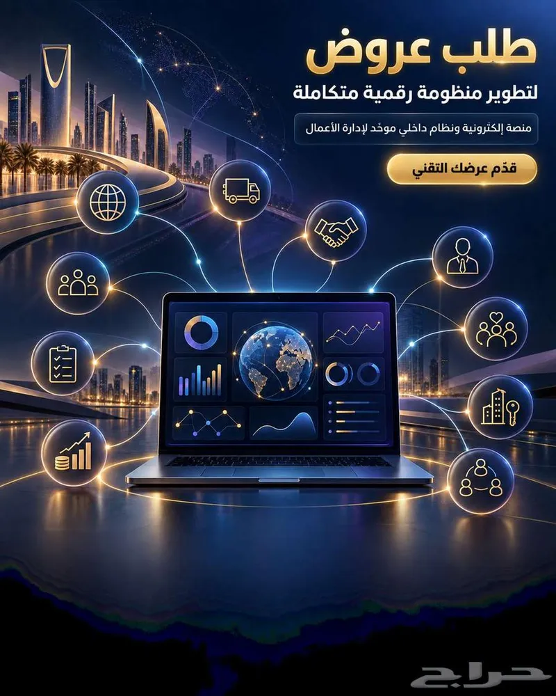 مطلوب شركة تقنية برمجية- خدمات حوسبة وأنظمة
