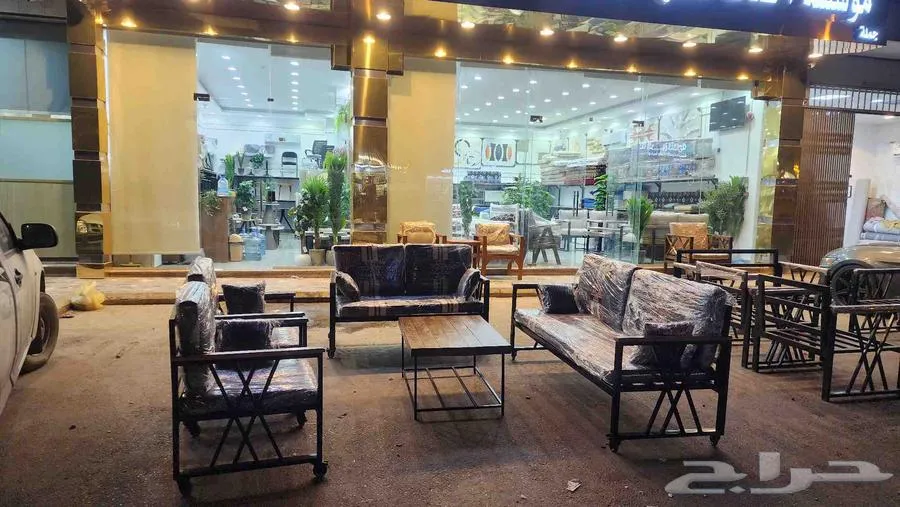 كراسي حديد خارجي مع كفر و بدون كفر — صورة 3