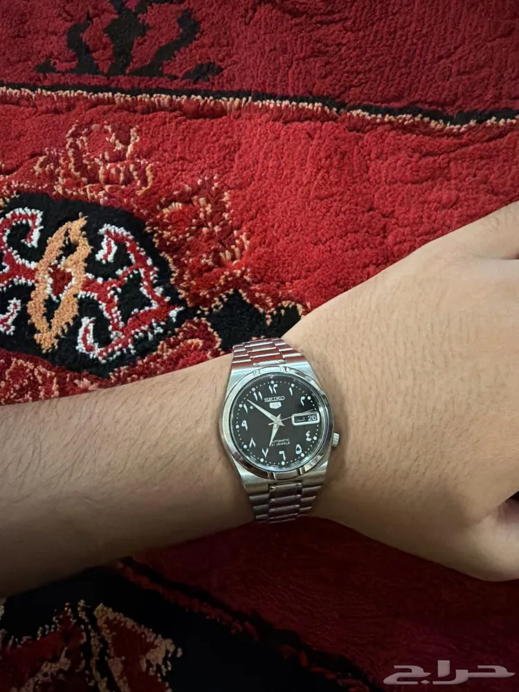 ساعة سيكو 5 الارقام العربية