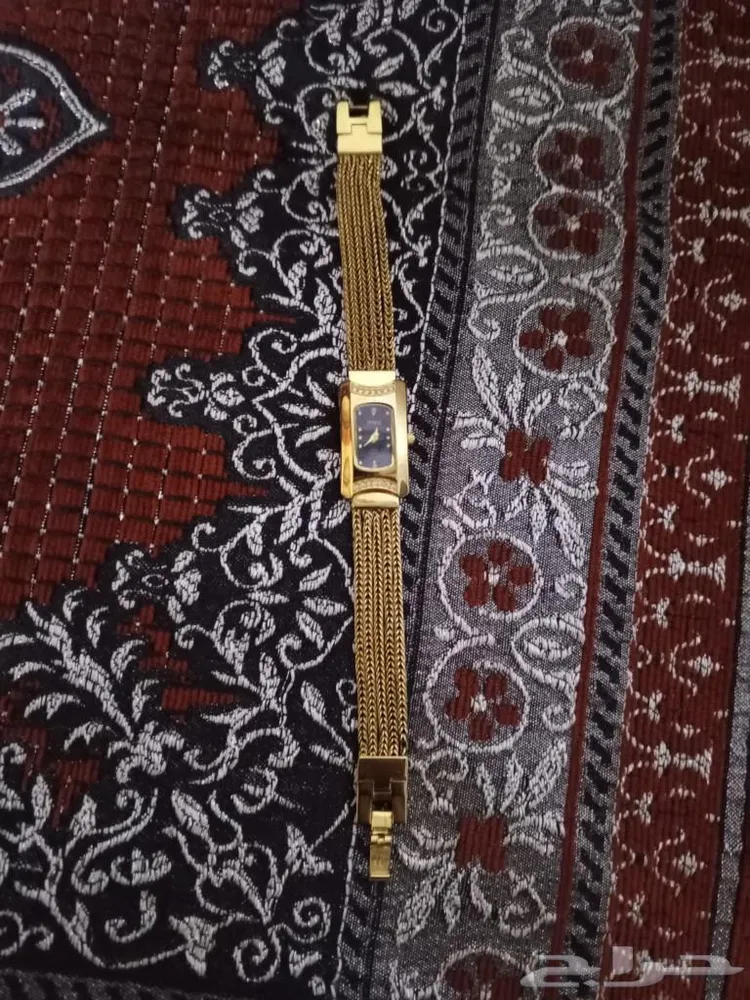 ساعة PR-G قديمة مطلية ذهب 18K الماكينة متوقفة والسوار يحتاج — صورة 2