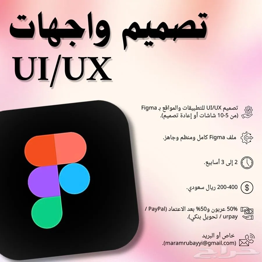 تصميم واجهات وتطبيقات UI UX ب Figma — صورة 1
