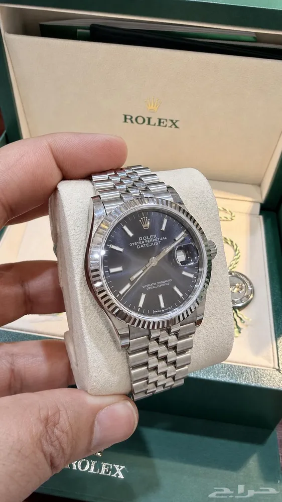 ساعة رولكس ديت جست 36mm ازرق ROLEX DATEJUST — صورة 3