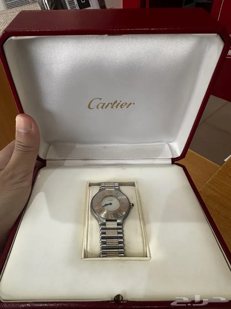 ساعة موست دي كارتير 21 must de Cartier 21 مقاس 28 — صورة 2